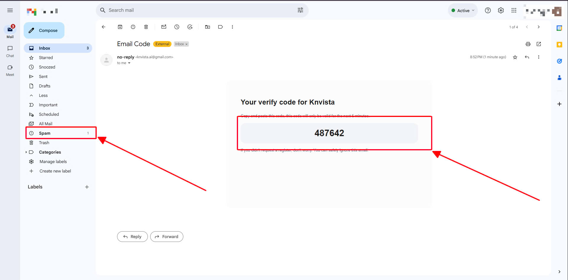 Nhập mã xác thực